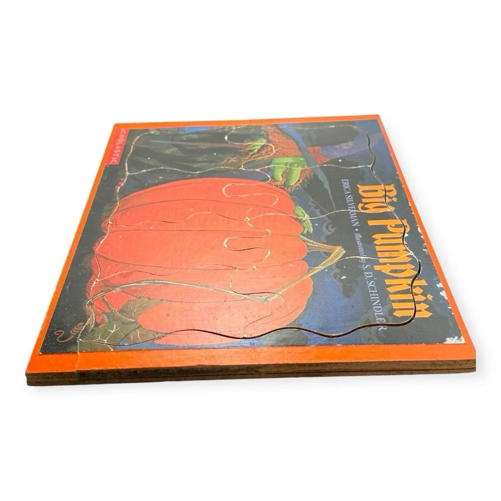 Handmade Halloween Children's Puzzle Cover Art 